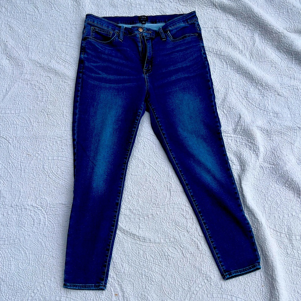 J.Crew high-rise 9 inch skinny jeans